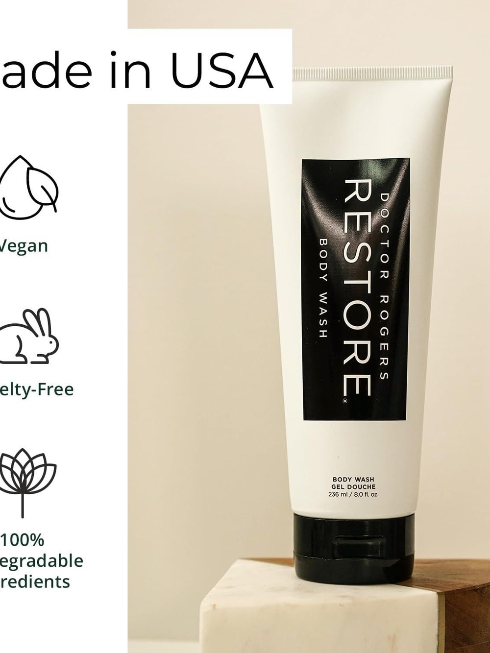 Doctor Rogers Restore Body Wash - Castor Oil